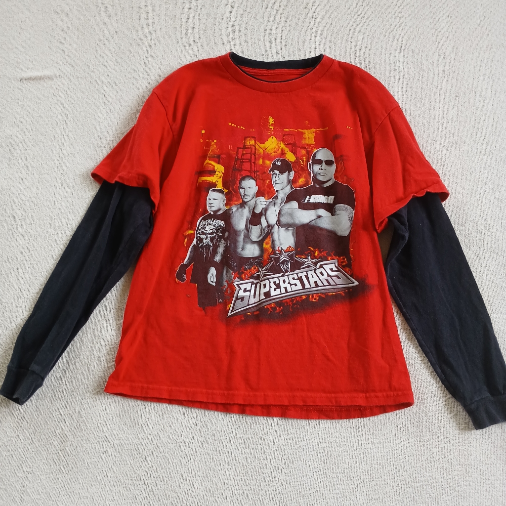 Wwe 2012 Superstars Wrestling Shirt Y2k